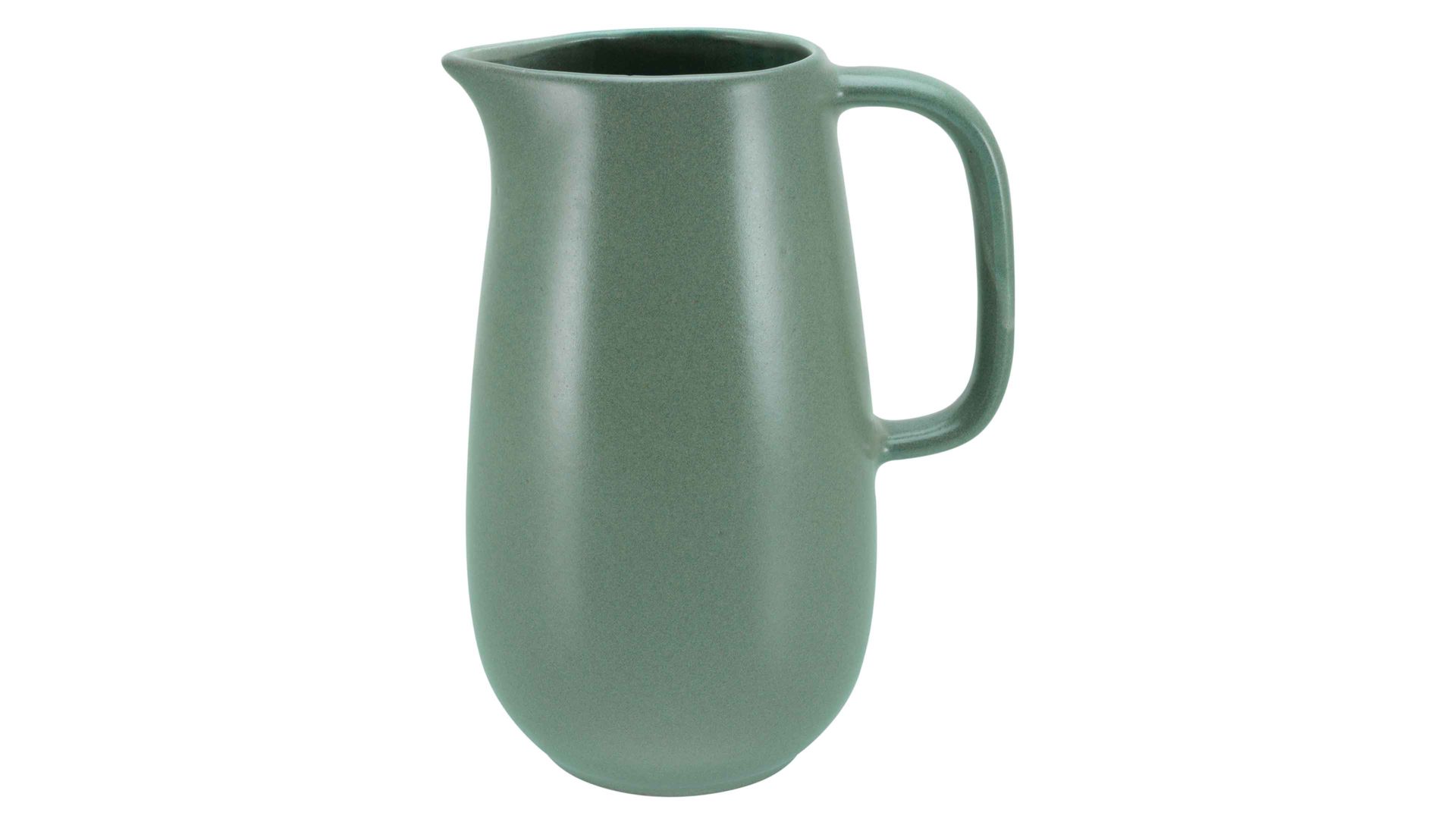 Krug Creatable aus Keramik in Grün CREATABLE Uno – Krug grünes Steinzeug - 2000 ml Fassungsvermögen