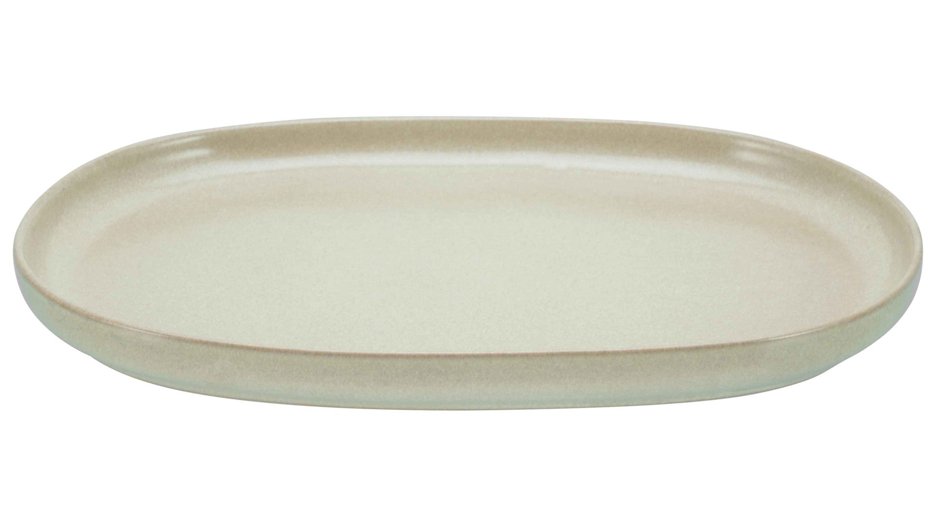 Servierplatte Creatable aus Keramik in Beige CREATABLE Uno – Servierplatte sandfarbenes Steinzeug – ca. 23 x 33 cm