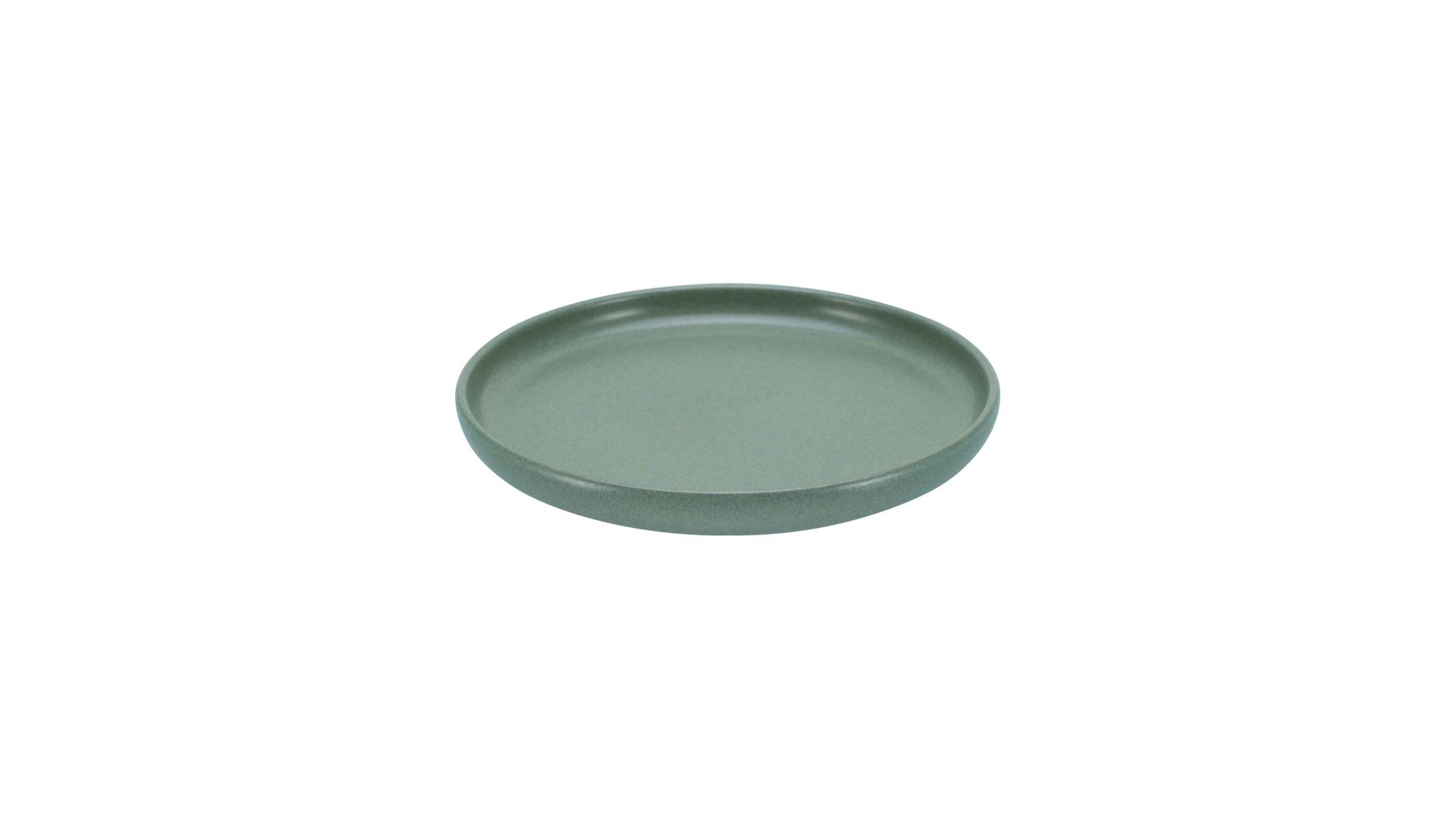 Kuchen- / Frühstücks- / Dessertteller Creatable aus Keramik in Grün CREATABLE Uno – Brotteller grünes Steinzeug – Durchmesser ca. 18 cm