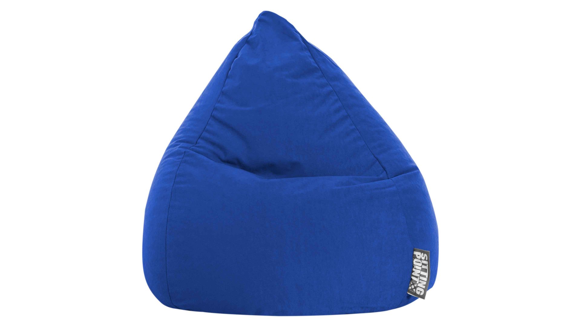 Standard-Sitzsack Magma sitting point aus Kunstfaser in Dunkelblau SITTING POINT beanbag easy XL als Sitzmöbel dunkelblaue Mikrofaser - ca. 220 Liter