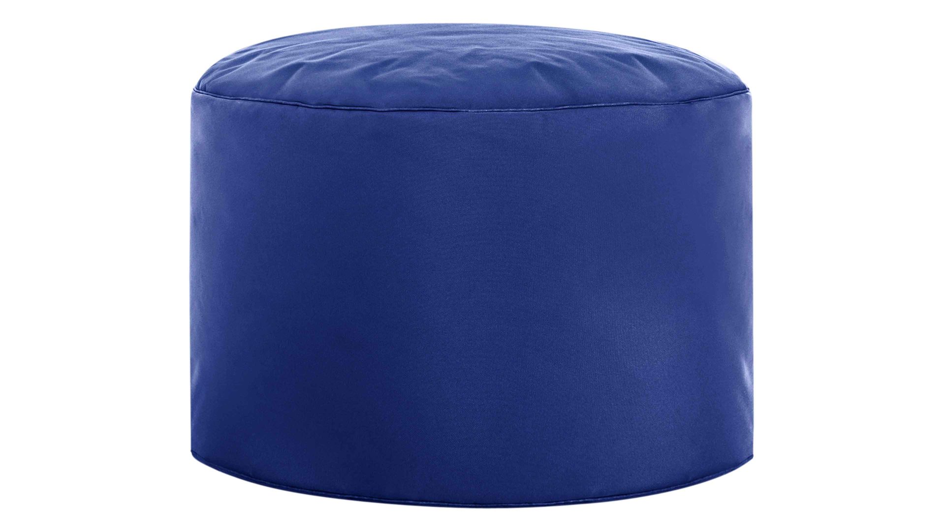 Sitzsack-Hocker Magma sitting point aus Kunstfaser in Blau SITTING POINT Sitzsack-Hocker dotcom scuba® als Kleinmöbel dunkelblaue Kunstfaser – Durchmesser ca. 50 cm