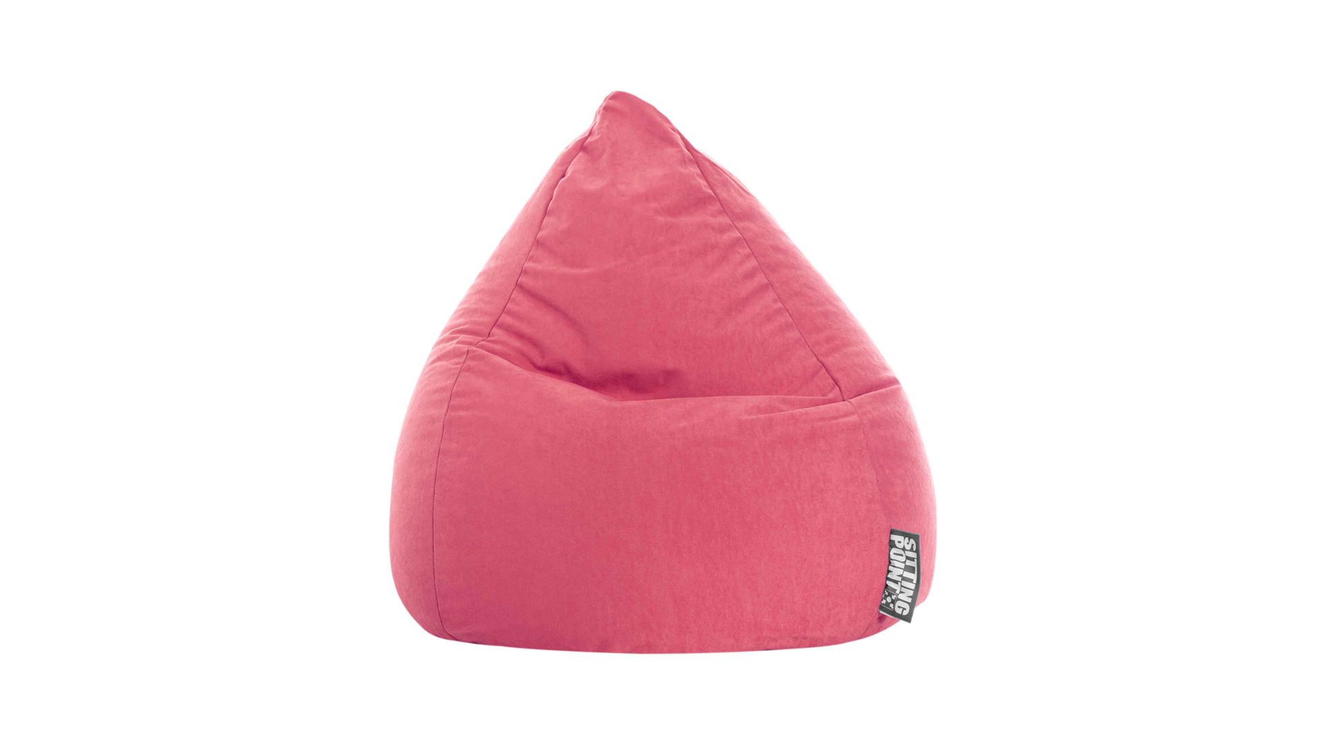 Standard-Sitzsack Magma sitting point aus Kunstfaser in Pink SITTING POINT beanbag easy L - Sitzmöbel pinke Mikrofaser - ca. 120 Liter