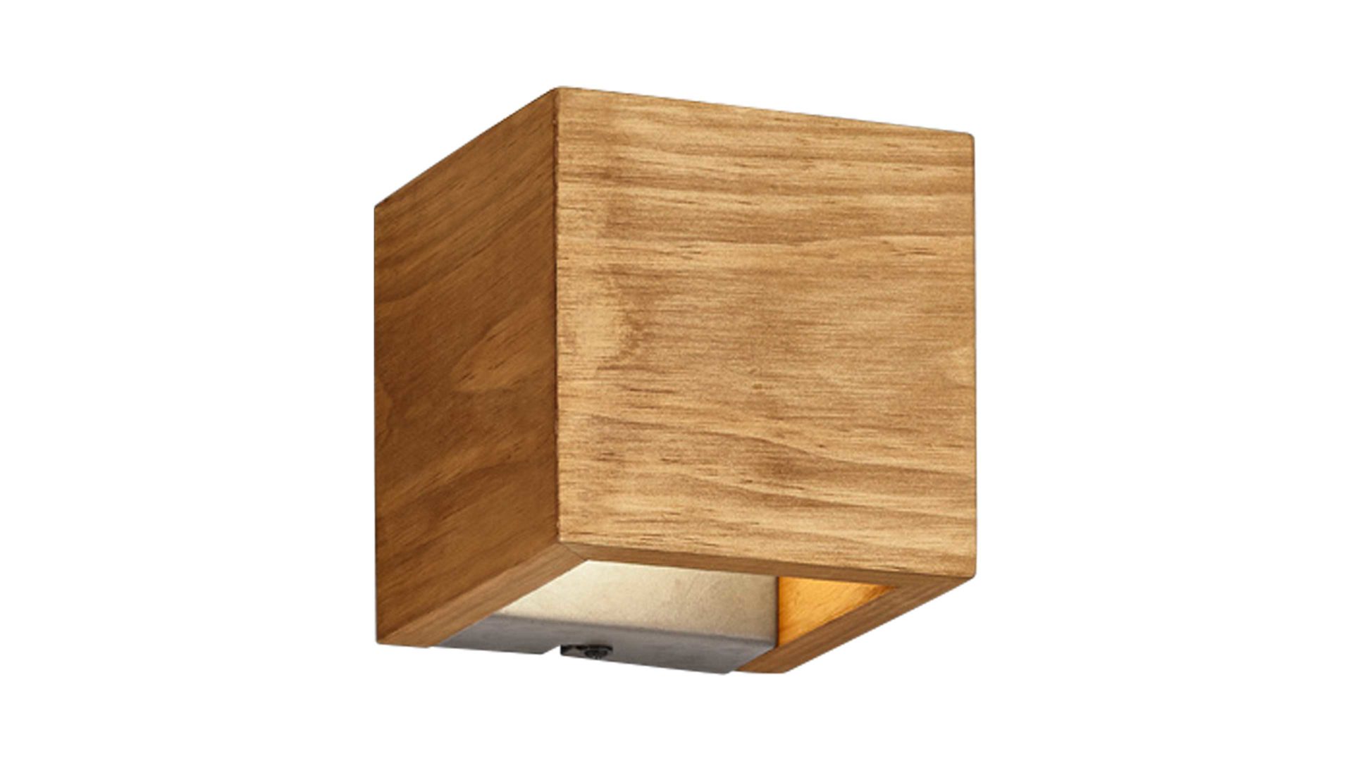 Wandleuchte Trio leuchten aus Holz in Holzfarben Trio Wandleuchte Brad holzfarbig - Breite ca. 11 cm