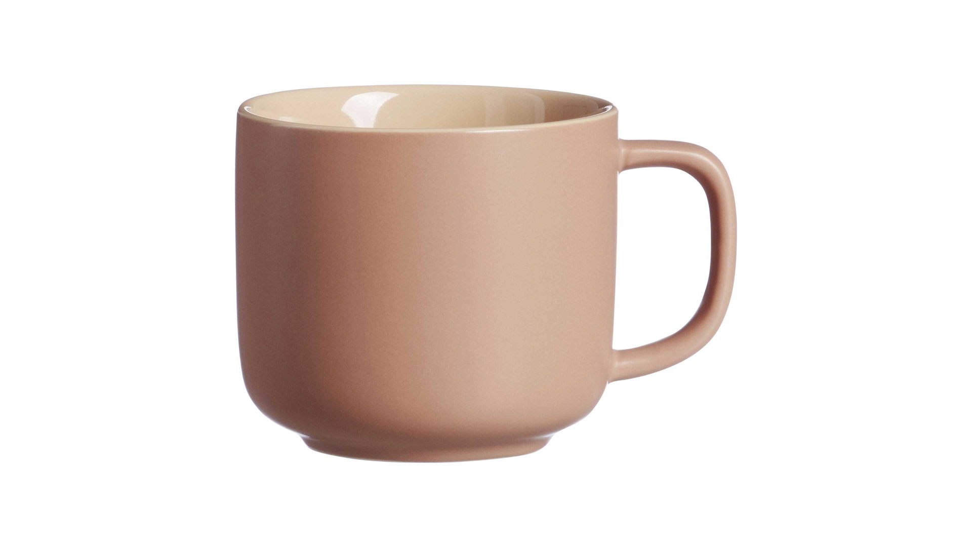 Kaffeetasse Ritzenhoff & breker aus Keramik in Beige Ritzenhoff & Breker Kaffeetasse Jasper puderfarbenes Steinzeug – Füllmenge ca. 240 ml