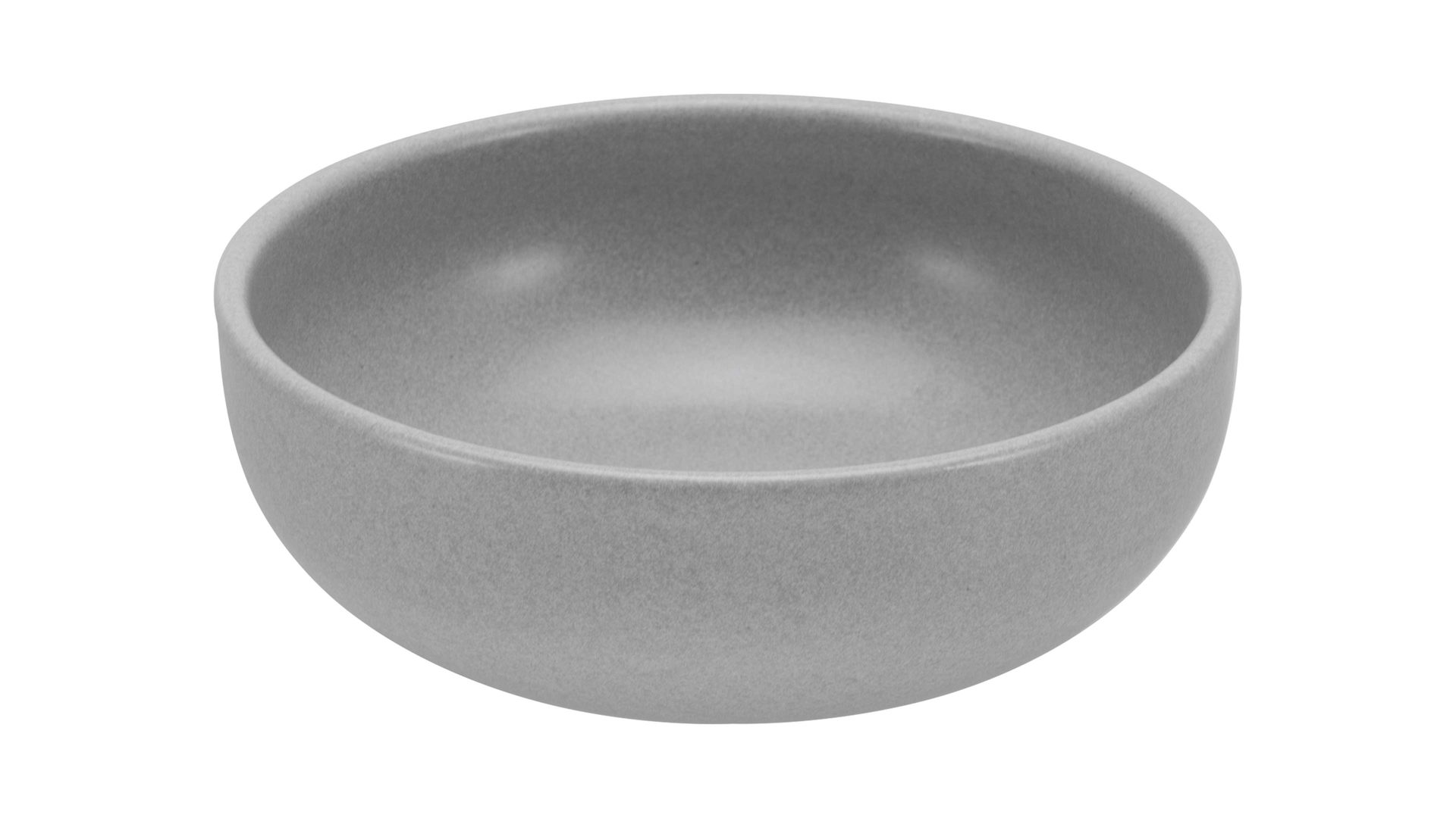 Schale Creatable aus Keramik in Grau CREATABLE Uno – Dipschale graues Steinzeug – Durchmesser ca. 12 cm