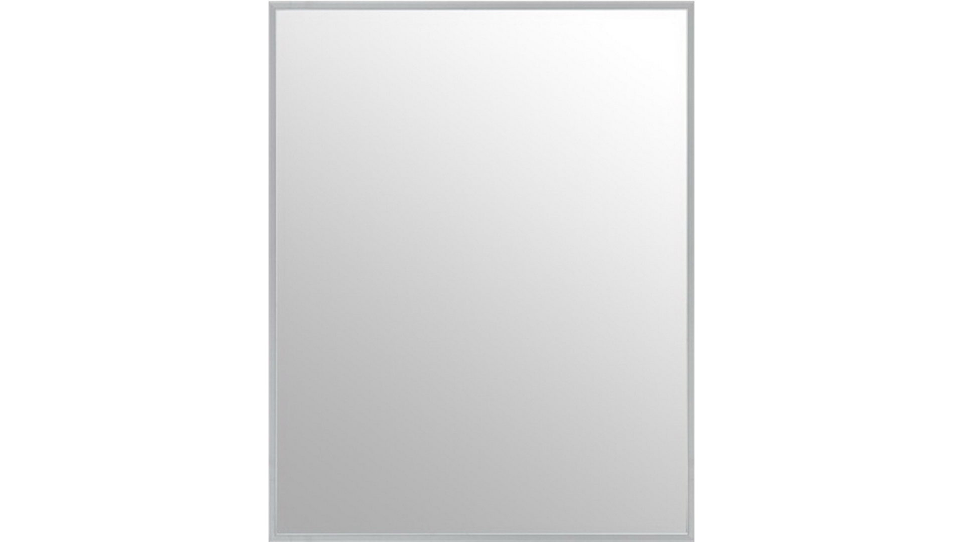Wandspiegel Len-fra aus MDF Spiegel Kunststoff in Silber LEN-FRA Wandspiegel Garderobenspiegel 70-10 LARA 03 silberfarbener Rahmen - 50 x 70 cm