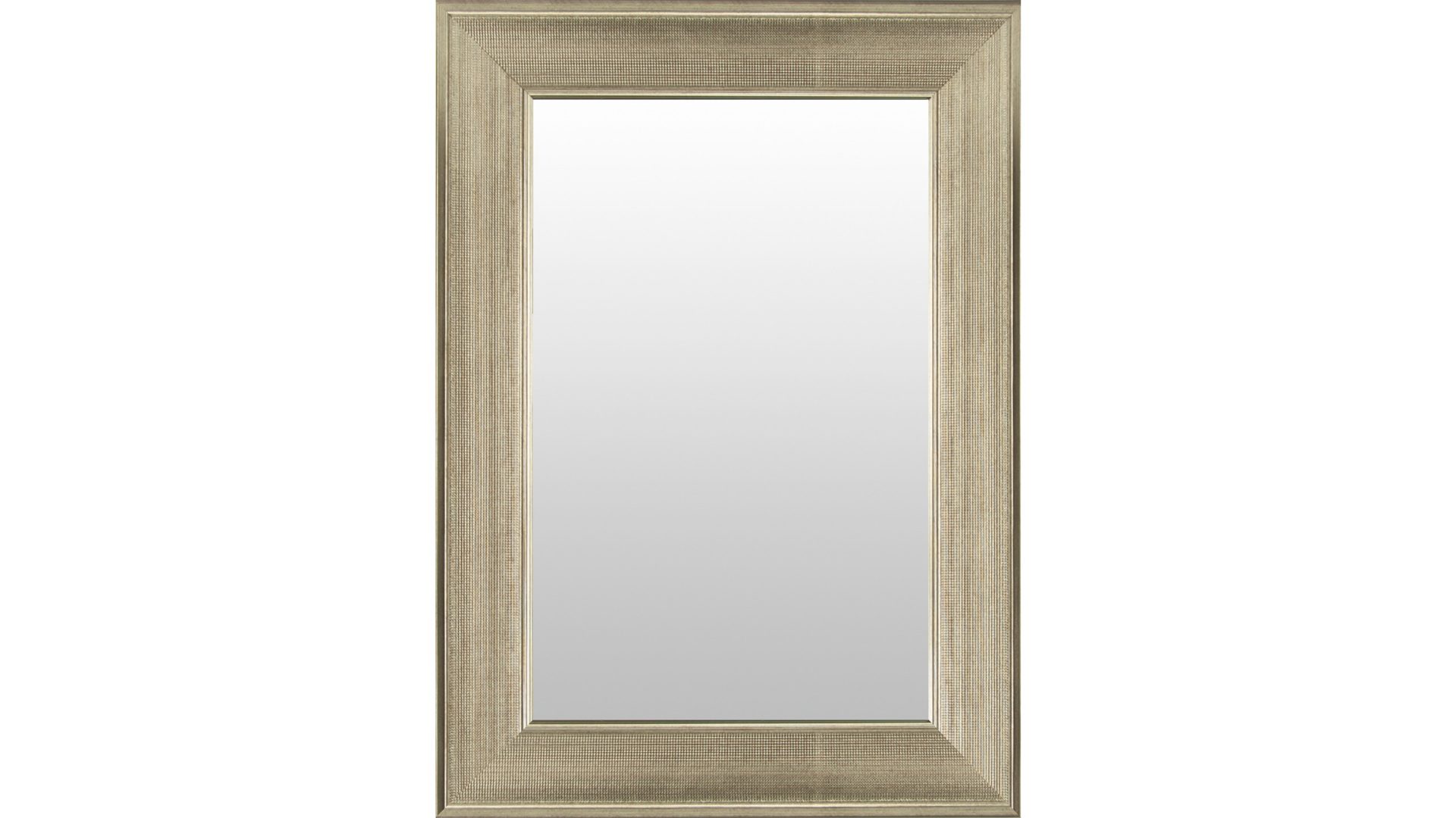 Wandspiegel Len-fra aus Kunststoff MDF Spiegel in Silber Len-Fra Wandspiegel Garderobenspiegel JANA 91-535 Kunststoffrahmen silber - 62 x 82 cm