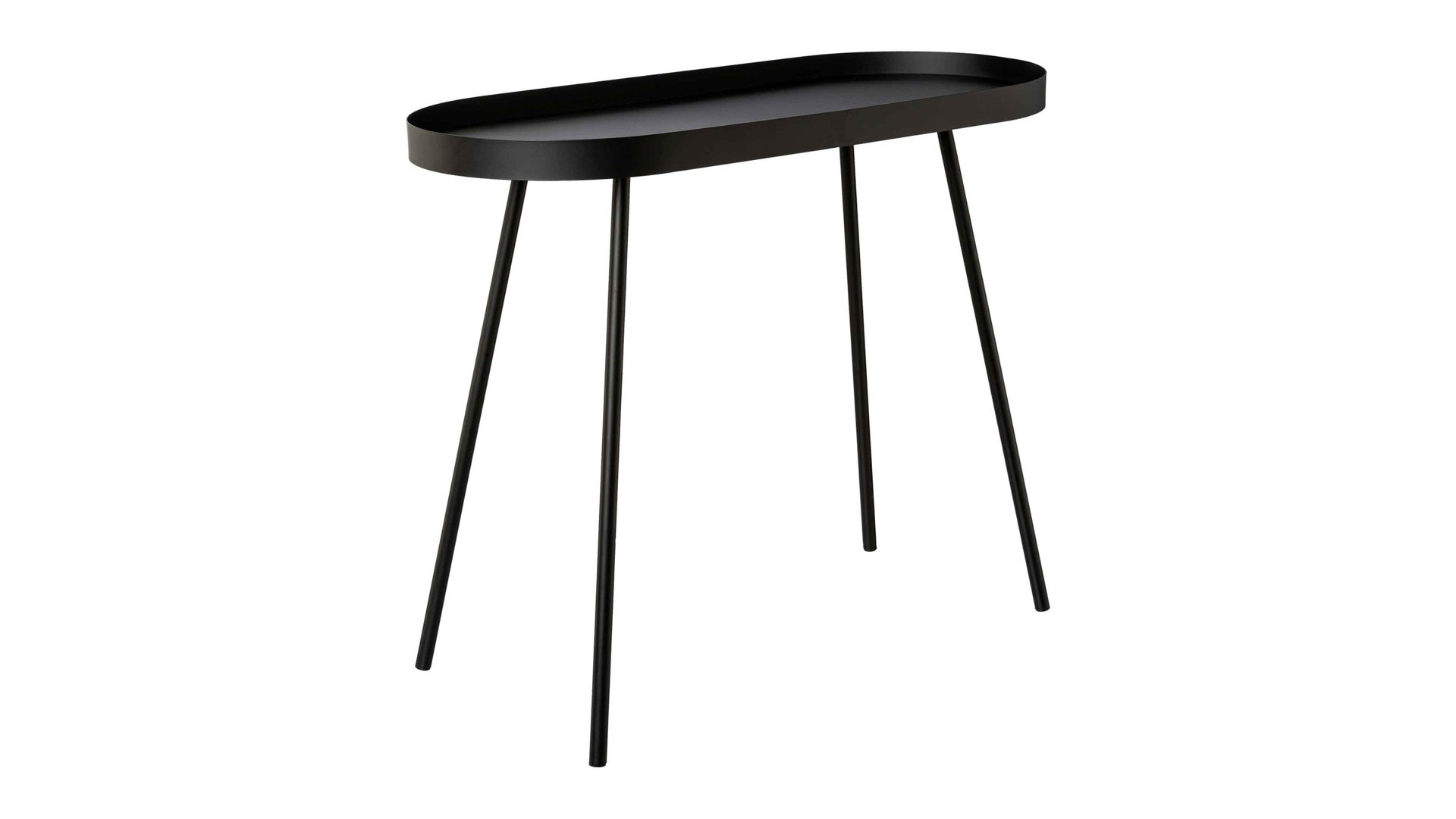 Konsoltisch Interliving BEST BUDDYS! aus Metall in Schwarz Interliving BEST BUDDYS! Konsolentisch Trelleborg schwarzes Metall - Höhe ca. 70 cm