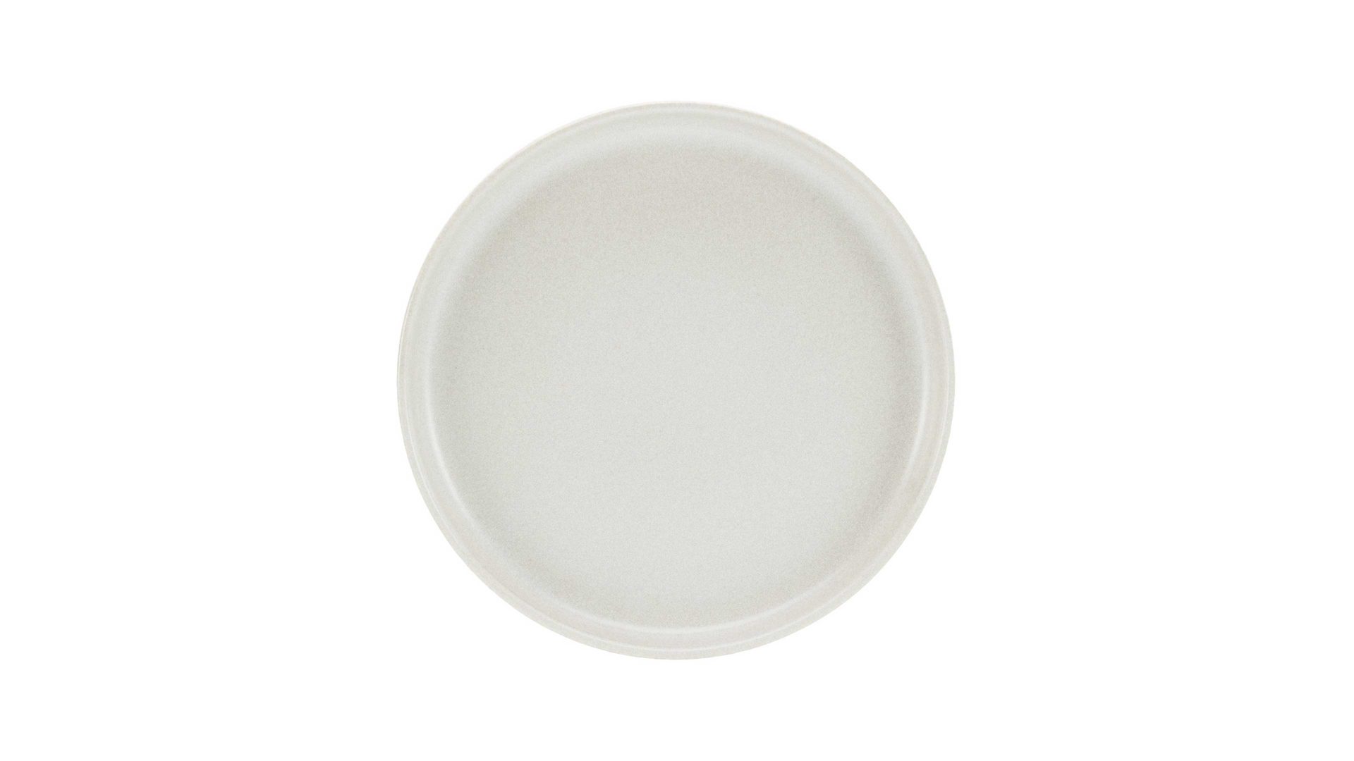 Kuchen- / Frühstücks- / Dessertteller Interliving BEST BUDDYS! aus Keramik in Weiß Interliving BEST BUDDYS! Uno – Dessertteller weißes Steinzeug – Durchmesser ca. 21 cm