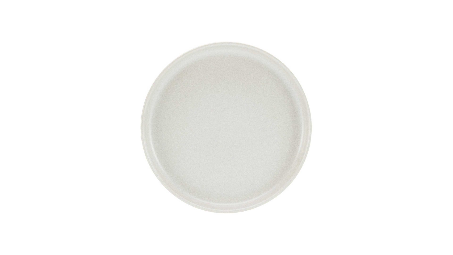 Kuchen- / Frühstücks- / Dessertteller Interliving BEST BUDDYS! aus Keramik in Weiß Interliving BEST BUDDYS! Uno – Brotteller weißes Steinzeug – Durchmesser ca. 18 cm