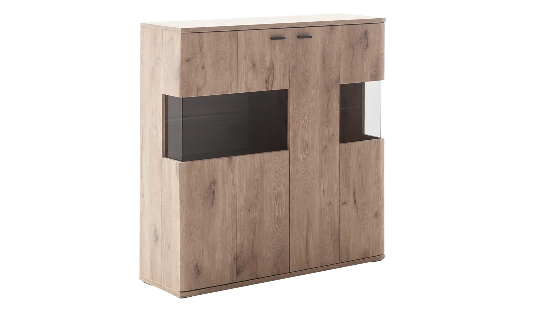 Highboard Mca furniture aus Holz in Holzfarben Wohnprogramm Prato - Highboard Viking Oak - Höhe ca. 120 cm
