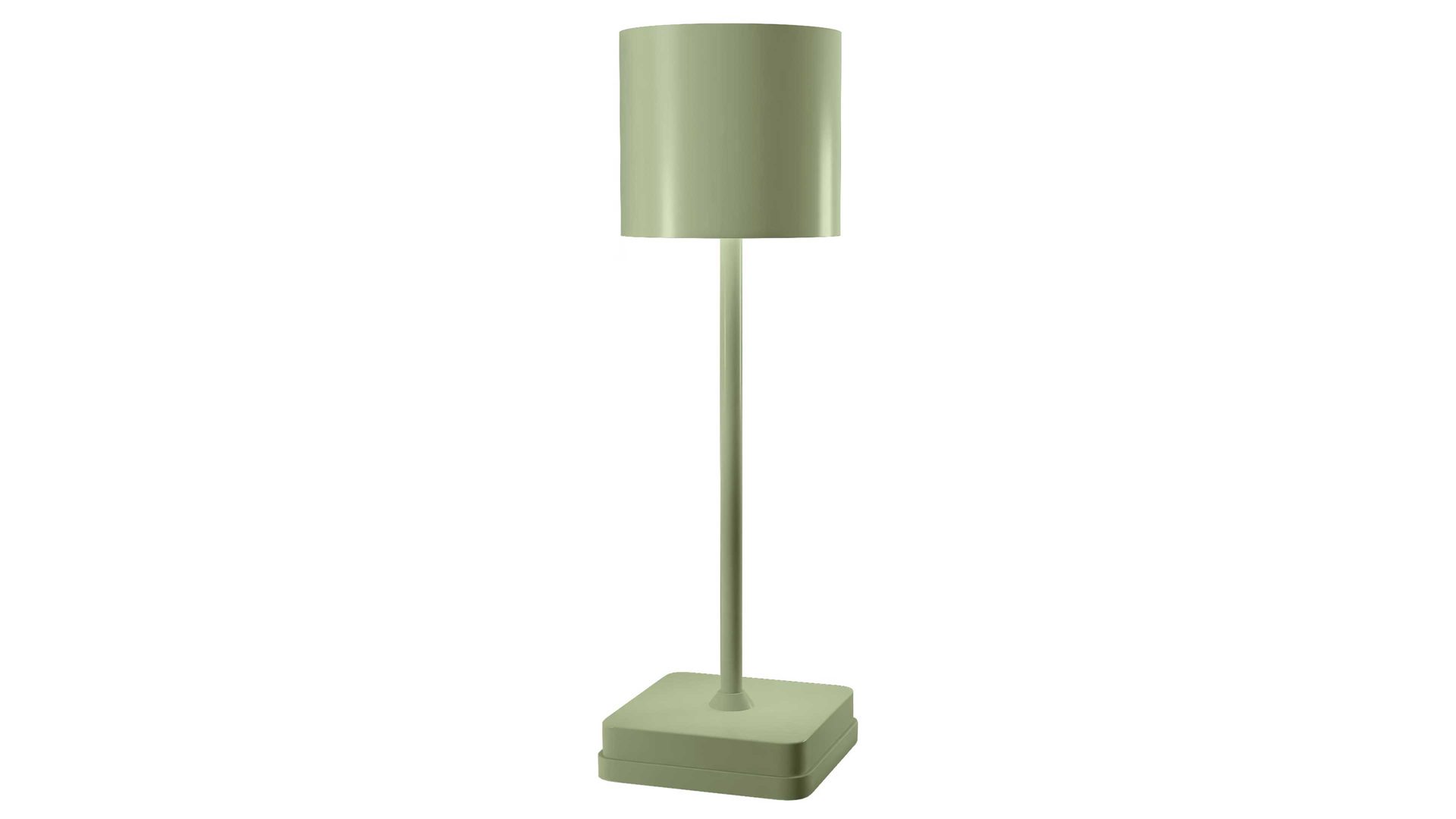 Tischleuchte Nowa (nino) aus Metall in Hellgrün Tischleuchten Serie Lennart mit Akkubetrieb grünes Metall - Höhe ca. 40 cm