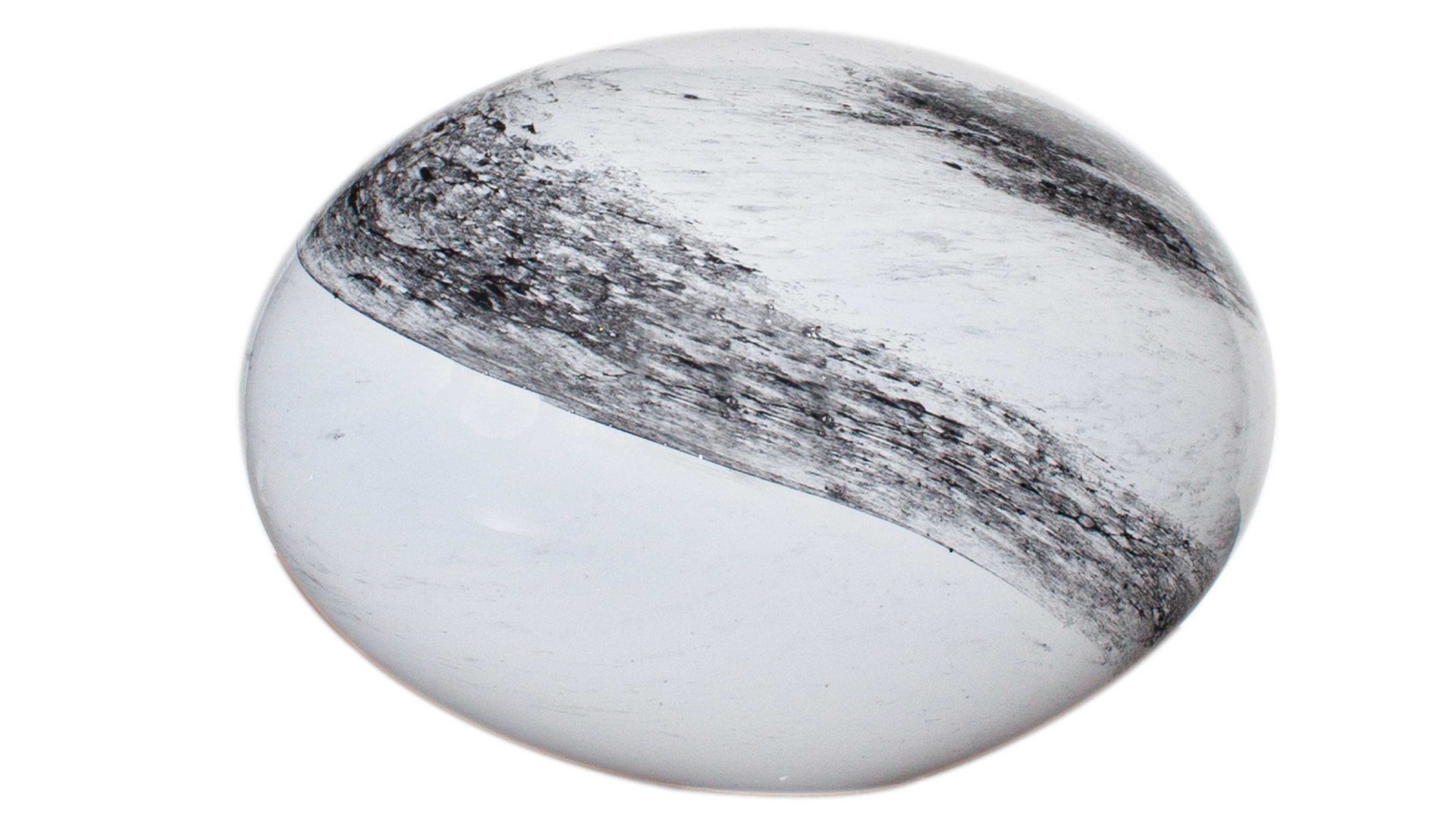 Tischleuchte By rydens aus Glas in Schwarz BY RYDÉNS Leuchten Serie Mira - Tischleuchte Schwarz & Weiß - Durchmesser ca. 20 cm