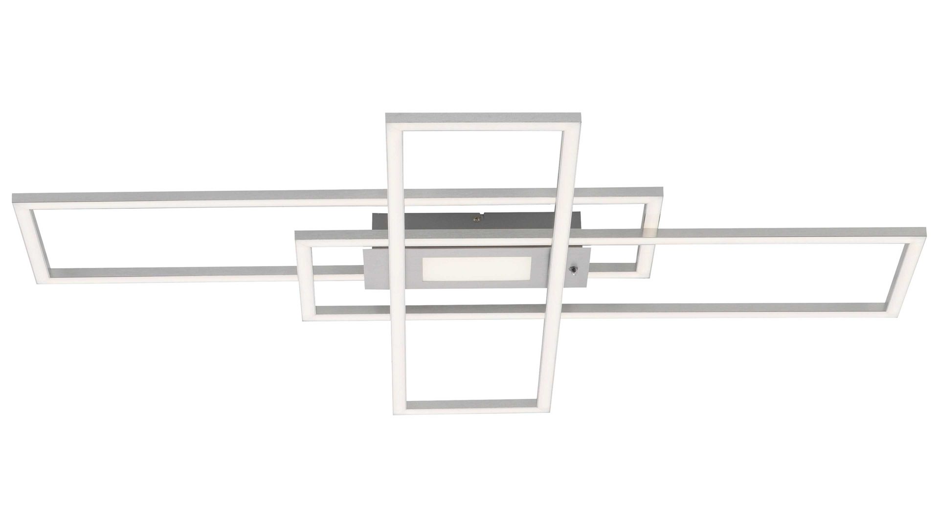 Deckenleuchte Leuchtendirekt aus Metall in Weiß LeuchtenDirekt Leuchten Serie Asmin - Deckenleuchte weißes Metall - Länge ca. 99 cm