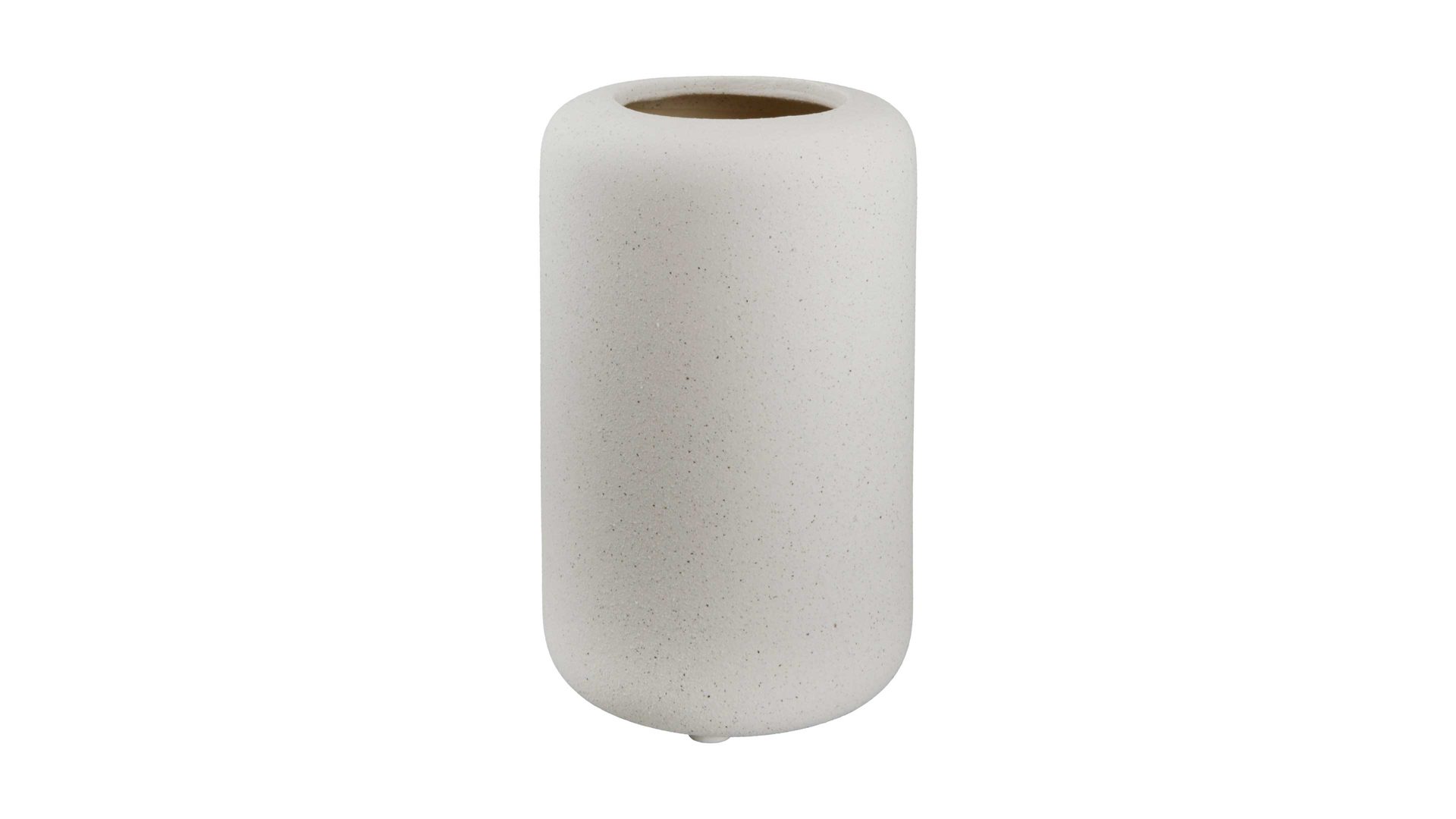 Vase Interliving BEST BUDDYS! aus Keramik in Weiß Interliving BEST BUDDYS! Vase Sabbia weiße Keramik - Höhe ca. 15 cm