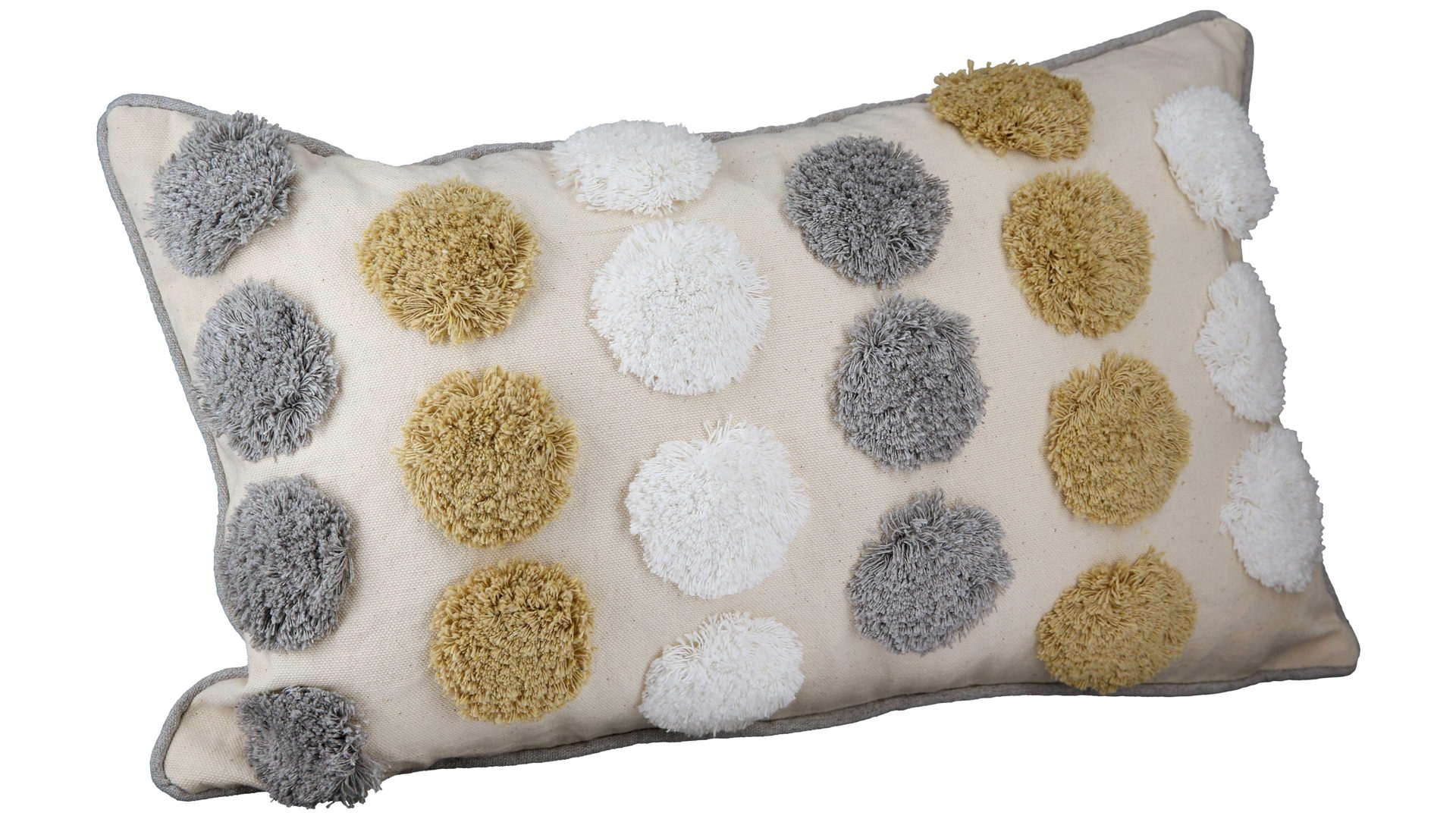 Kissenbezug /-hülle Gilde (macrander) aus Naturfaser in Weiß Kissenhülle Fada cremefarbene Baumwolle - ca. 30 x 50 cm