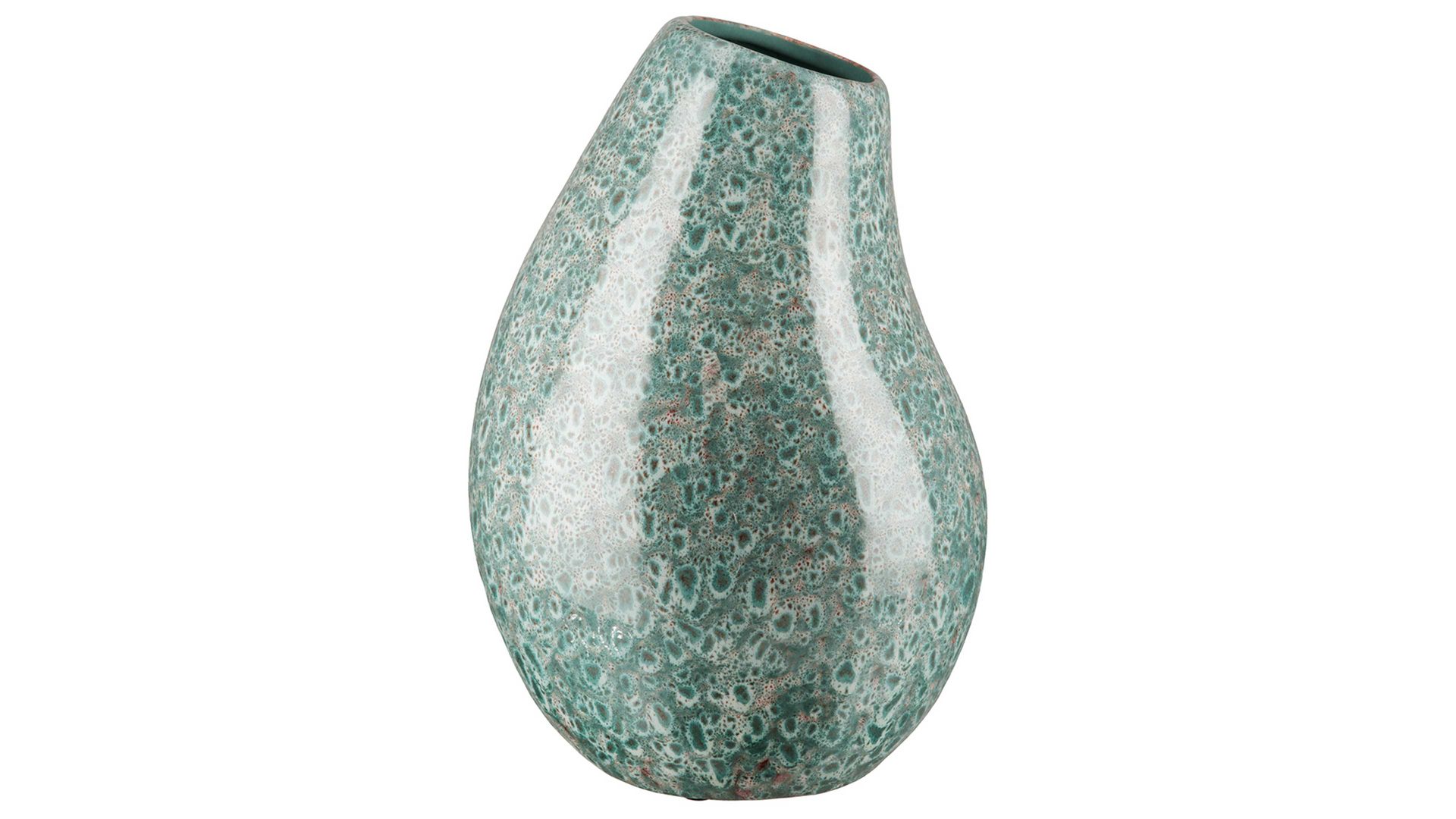 Vase Gilde (macrander) aus Keramik in Grün Vase Organic meergrüne Keramik - Höhe ca. 29 cm