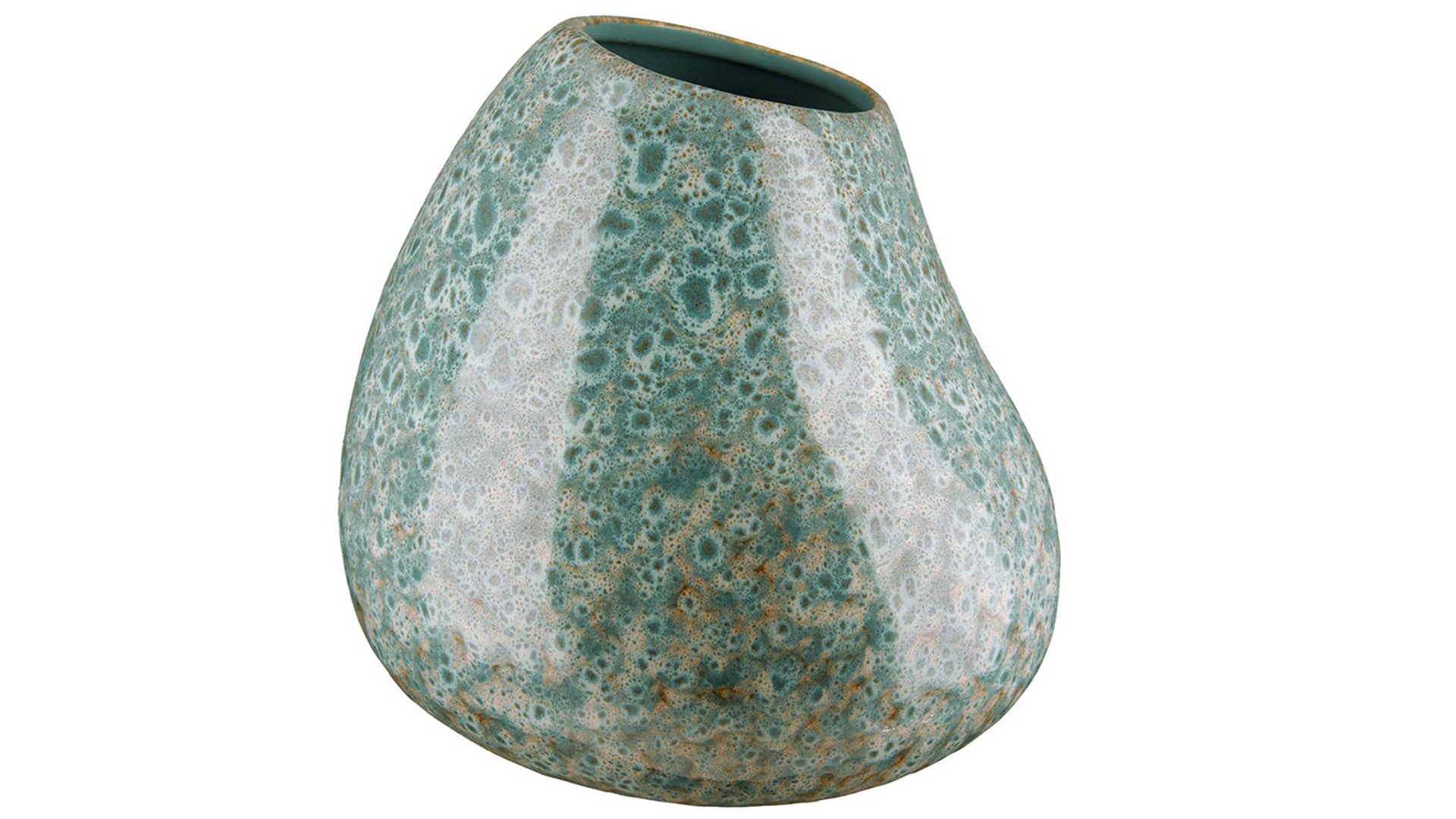 Vase Gilde (macrander) aus Keramik in Grün Vase Organic meergrüne Keramik - Höhe ca. 19 cm