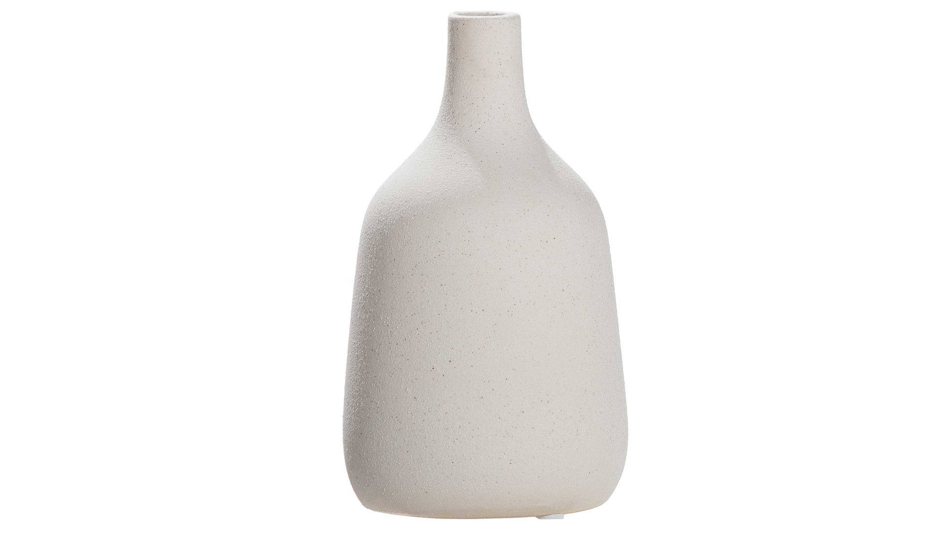 Vase Interliving BEST BUDDYS! aus Keramik in Weiß Interliving BEST BUDDYS! Vase Grezzo cremeweiße Keramik - Höhe ca. 21 cm