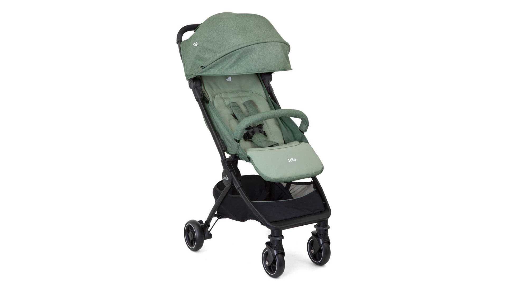 Babyzimmer Allison gmbh aus Stoff Textil in Grün JOIE Buggy Pact Star Dessin Laurel - mit Verdeck, Adapter und Tasche