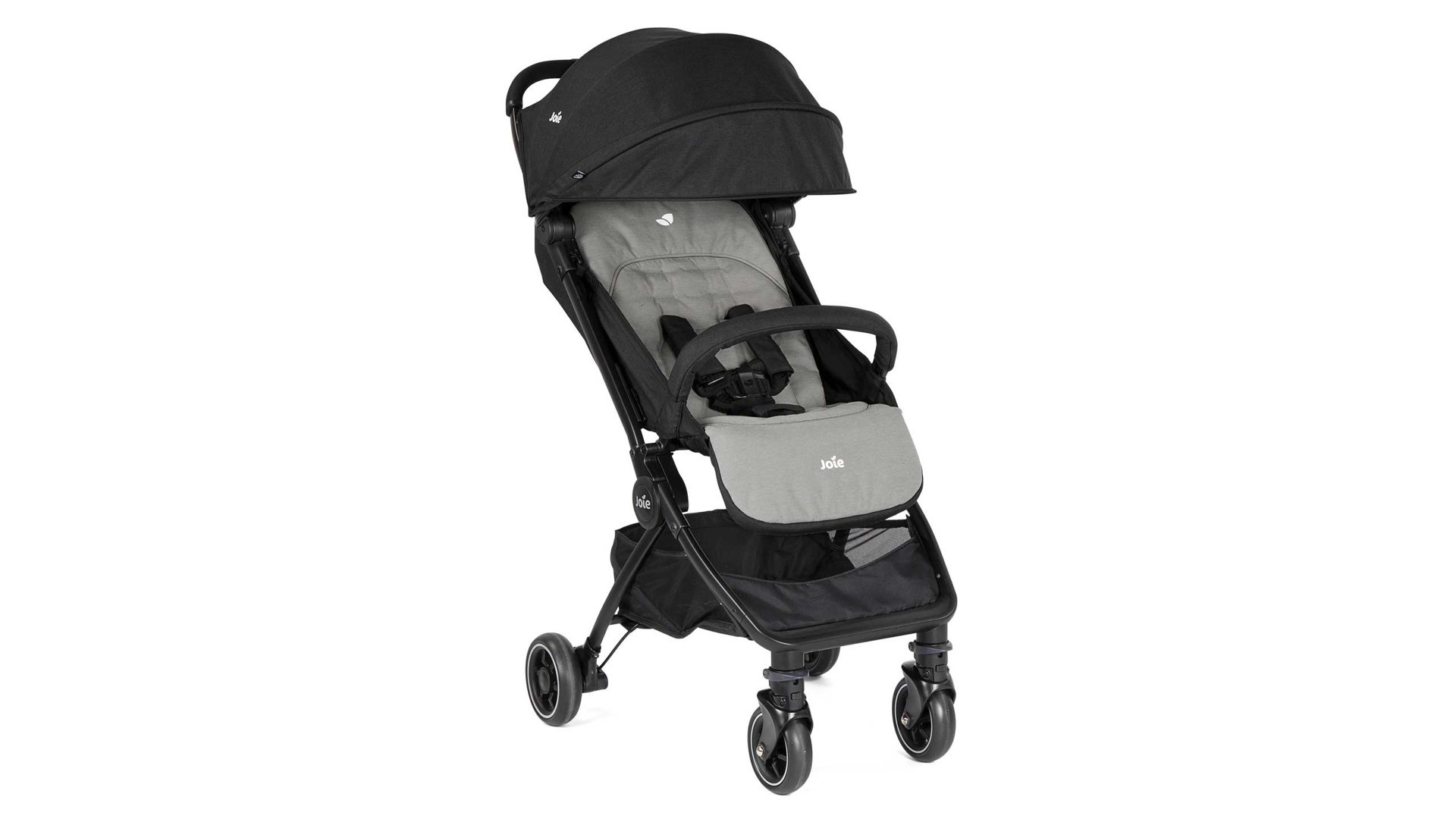 Babyzimmer Allison gmbh aus Stoff Textil in Schwarz JOIE Buggy Pact Star Dessin Ember - mit Verdeck, Adapter und Tasche