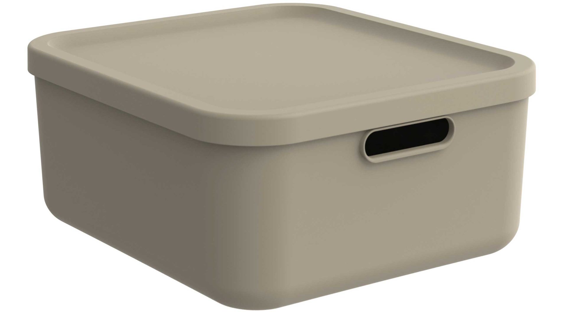 Aufbewahrungsbox Rotho aus Kunststoff in Cappuccino rotho Aufbewahrungsbox Albula light Cappuccino - ca. 20 Liter