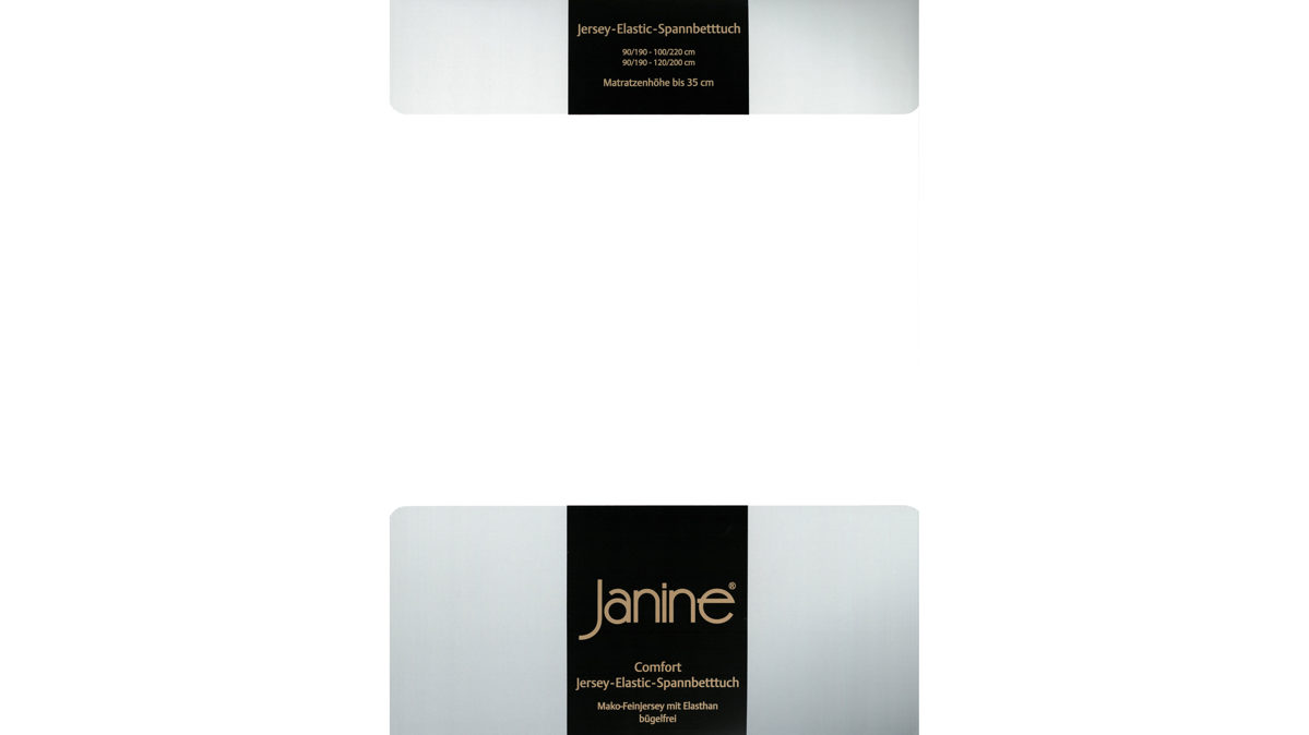 Spannbettlaken Janine® aus Stoff in Weiß Janine® Spannbettlaken Weiß - ca. 150 x 200 cm