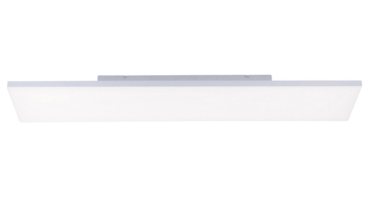 Deckenleuchte Paul neuhaus aus Kunststoff in Metallfarben Paul Neuhaus Q®-FRAMELESS - Deckenlampe mattweißer Kunststoff – Länge ca. 120 cm