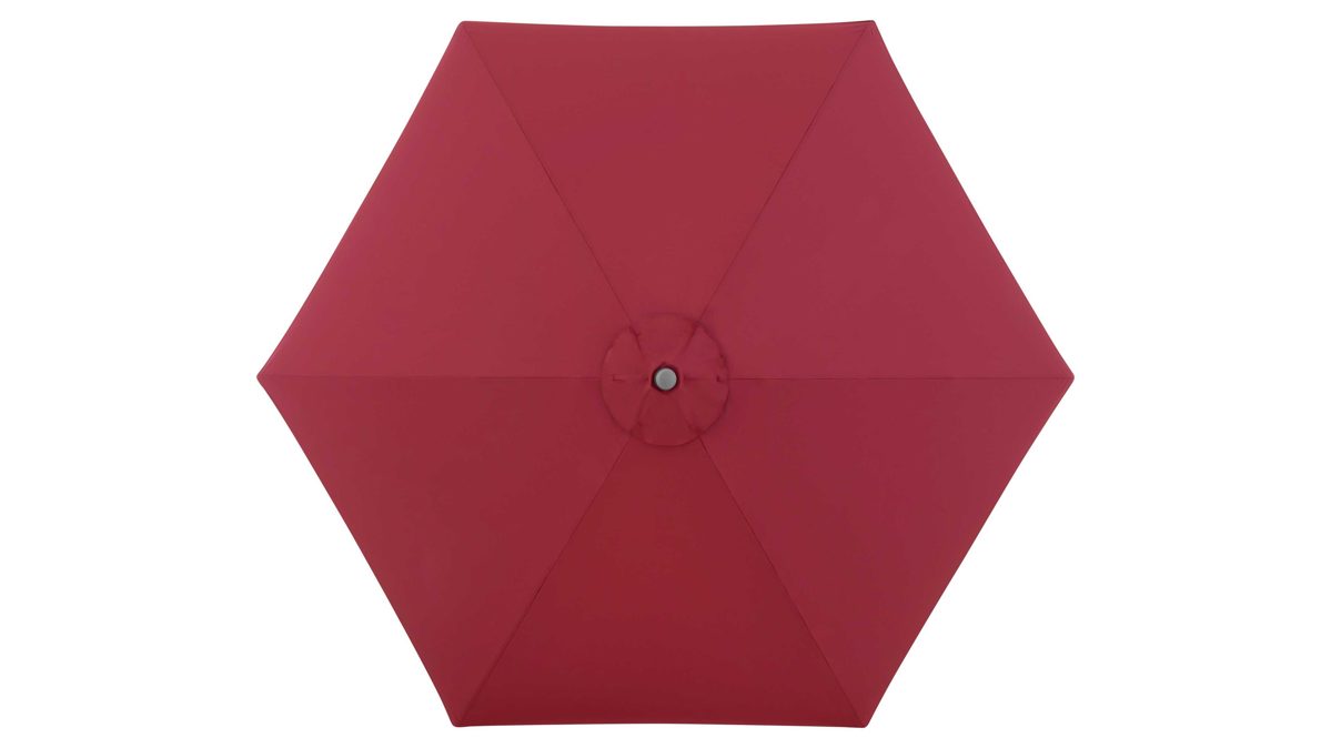 Sonnenschirm Doppler® aus Kunstfaser in Rot doppler® Sonnenschirm Act rote Bespannung – Durchmesser ca. 310 cm