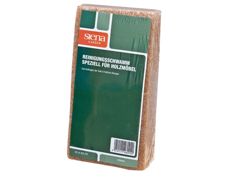 Reinigungsmittel Gautzsch siena GARDEN 2er-Set Teakholz-Pflegeschwamm 3er Pack Teakholz-Pflegeschwamm