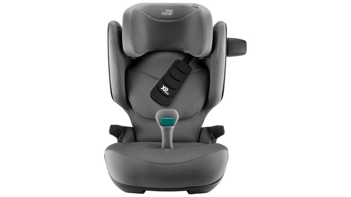 Kindersitz Britax-römer aus Kunststoff Stoff in Grau Britax Römer Kindersitz KIDFIX PRO Autositz Stoffbezug Style Mineral Grey
