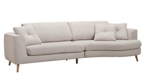 Bigsofa Gutmann factory® aus Stoff in Beige Megasofa XL Carpino naturfarbener Bezug 399.75 - Breite ca. 306 cm