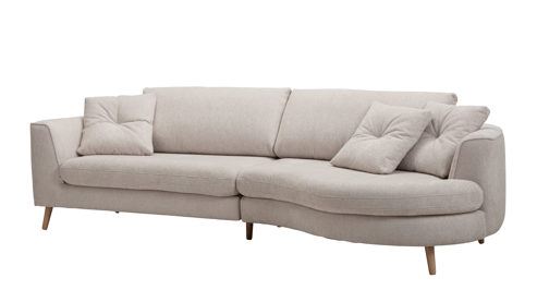 Bigsofa Gutmann factory® aus Stoff in Beige Megasofa XL Carpino naturfarbener Bezug 399.75 - Breite ca. 306 cm