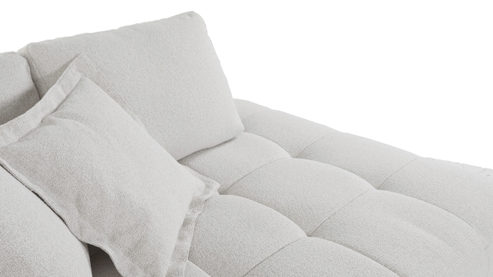 Ecksofa Gutmann factory® aus Stoff in Beige Ecksofa Energy naturfarbener Bezug 389.55 - Breite ca. 309 cm