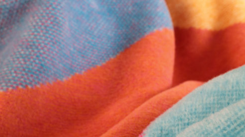 Wohndecke Biederlack® aus Mischgewebe in Mehrfarbig Biederlack® Wohndecke Lava buntes Mischgewebe - ca. 150 x 200 cm