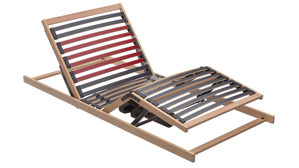 Lattenrost Interliving aus Holz in Holzfarben Interliving Lattenrost Serie 1951 - V6185 motorisch mit Funk-Fernbedienung – Liegefläche ca. 90 x 190 cm