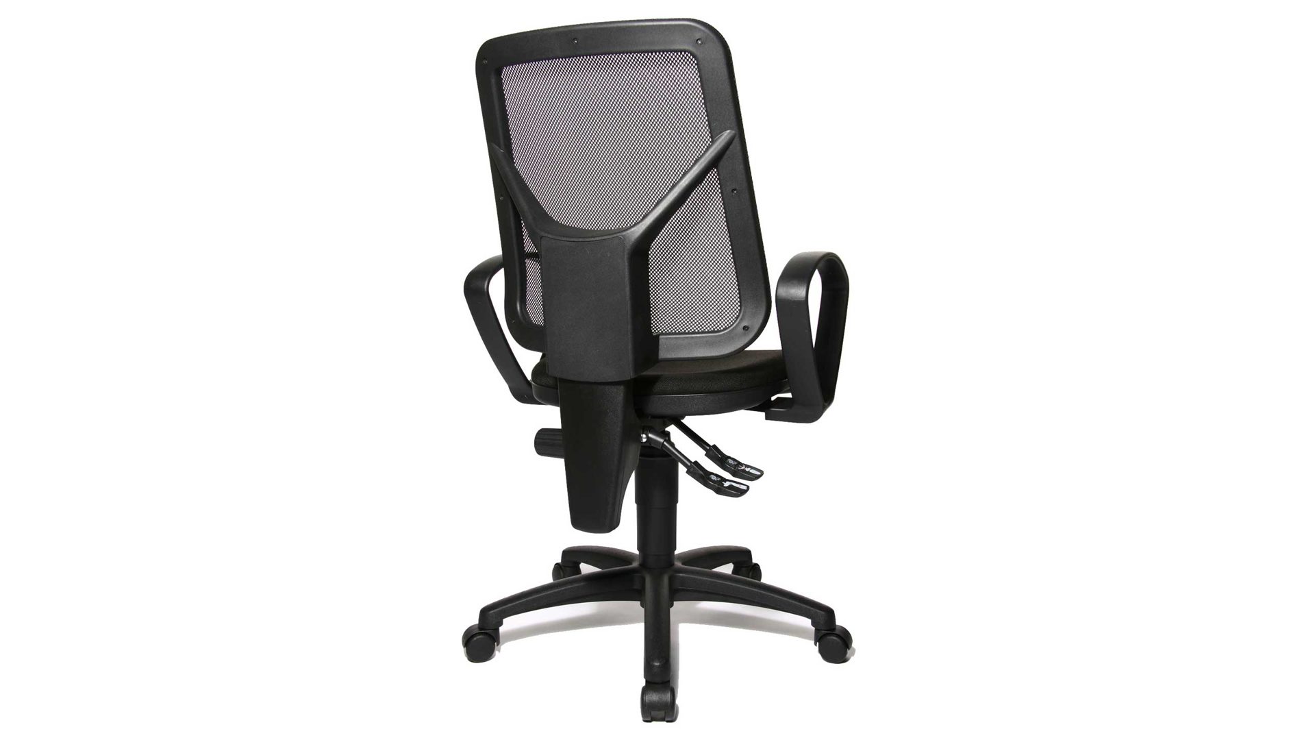 Bürostuhl Topstar aus Stoff Metall Kunststoff in Schwarz TOPSTAR Drehstuhl Bürostuhl CITIZEN 30 schwarz Sitz Stoff schwarz, Netzrücken schwarz, Gestell schwarz