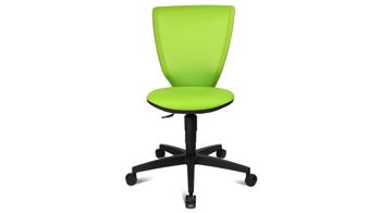 Bürostuhl Topstar aus Kunststoff Stoff in Grün TOPSTAR Drehstuhl Spider Kid Stoff grün & Gestell Kunststoff schwarz