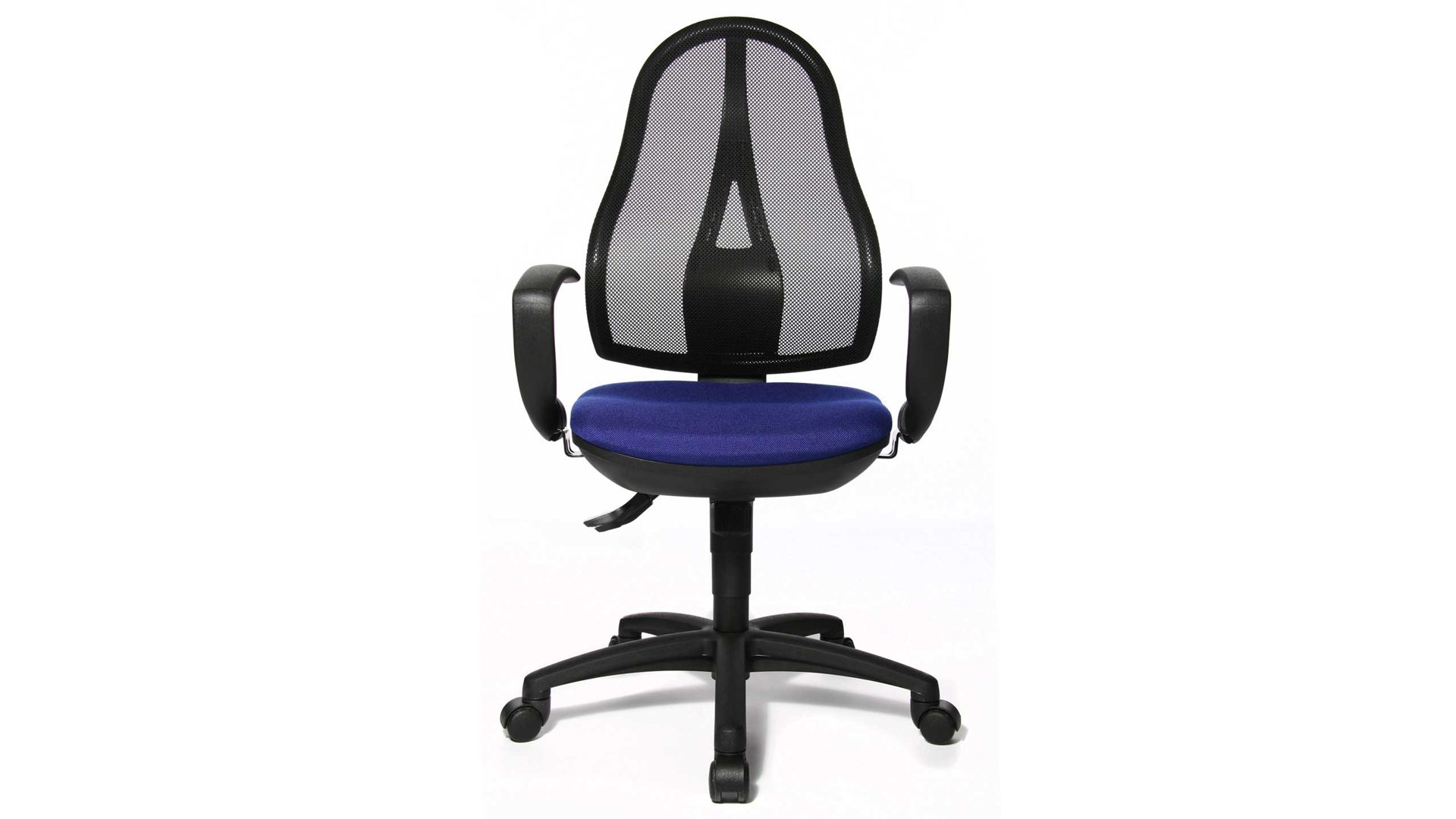 Bürostuhl Topstar aus Stoff Metall Kunststoff in Schwarz Blau TOPSTAR Drehstuhl Bürostuhl OPEN POINT SY blau schwarz Bezug Stoff blau, Gestell schwarz