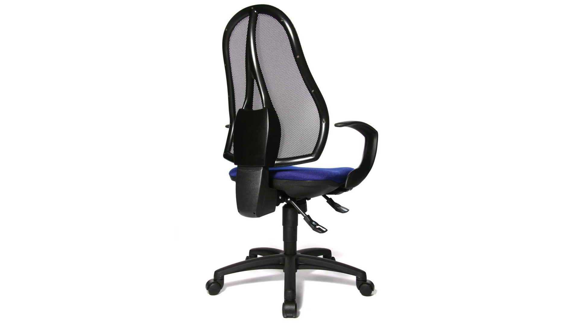 Bürostuhl Topstar aus Stoff Metall Kunststoff in Schwarz Blau TOPSTAR Drehstuhl Bürostuhl OPEN POINT SY blau schwarz Bezug Stoff blau, Gestell schwarz