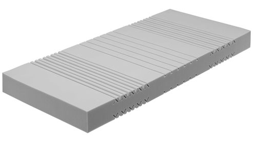 Schaumstoffmatratze Interliving aus Stoff in Weiß Interliving Matratze Medikontur 1908 offenporiger Schaum, H3 – Liegefläche ca. 90 x 200 cm
