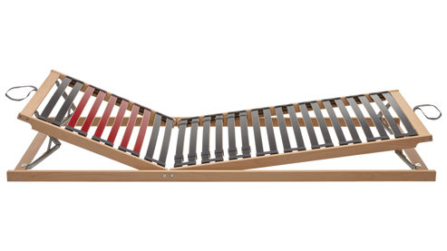 Lattenrost Interliving aus Holz in Holzfarben Interliving Lattenrost Serie 1951 mit manueller Verstellung manuelle Kopf- und Fußteilverstellung – Liegefläche ca. 80 x 200 cm