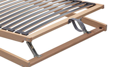 Lattenrost Interliving aus Holz in Holzfarben Interliving Lattenrost Serie 1951 mit manueller Verstellung manuelle Kopf- und Fußteilverstellung – Liegefläche ca. 140 x 200 cm