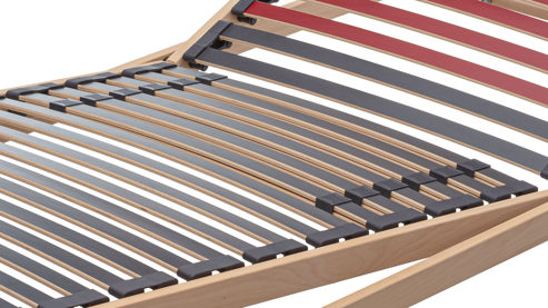 Lattenrost Interliving aus Holz in Holzfarben Interliving Lattenrost Serie 1951 mit manueller Verstellung manuelle Kopf- und Fußteilverstellung – Liegefläche ca. 80 x 200 cm