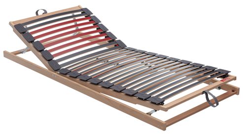 Lattenrost Interliving aus Holz in Holzfarben Interliving Lattenrost Serie 1952 manuell mit Hebehilfe – Liegefläche ca. 100 x 200 cm