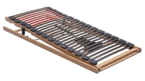Lattenrost Interliving aus Holz in Holzfarben Interliving Lattenrost Serie 1952 - Lattenrahmen mit Reflux-Verstellung motorisch mit Handschalter – Liegefläche ca. 90 x 200 cm