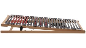 Lattenrost Interliving aus Holz in Holzfarben Interliving Lattenrahmen Medikontur 1952 - V6292 Reflux motorisch mit Handschalter – Liegefläche ca. 90 x 190 cm