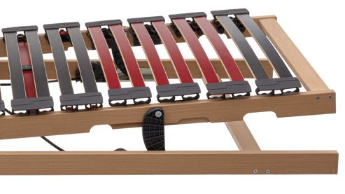 Lattenrost Interliving aus Holz in Holzfarben Interliving Lattenrost Serie 1952 - V6293 Reflux motorisch mit Funk-Fernbedienung – Liegefläche ca. 120 x 200 cm