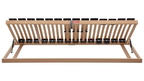 Lattenrost Interliving aus Holz in Holzfarben Interliving Lattenrost Serie 1952 mit Hebehilfe für rechte Bettseiten rechts mit Hebehilfe – Liegefläche ca. 90 x 190 cm