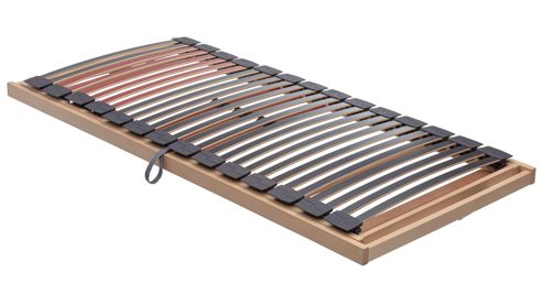 Lattenrost Interliving aus Holz in Holzfarben Interliving Lattenrost Serie 1952 - V6257 links mit Hebehilfe – Liegefläche ca. 100 x 200 cm